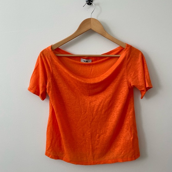 Acne Studios 100% Linen Camille Top - XS - Picture 1 of 4